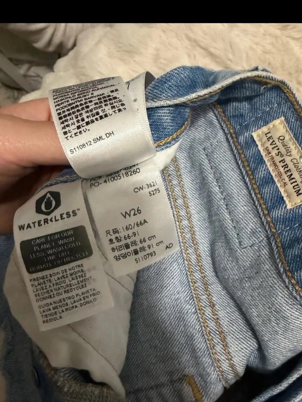 Levi’s denim shorts